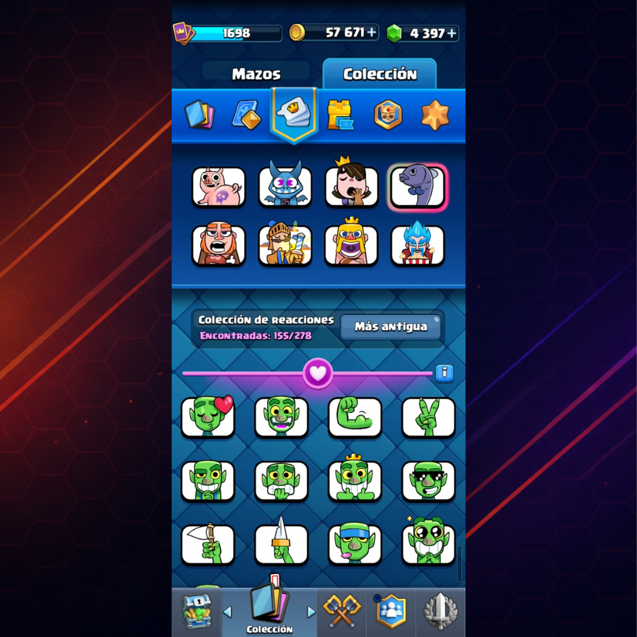 CUENTA CLASH ROYALE – 12,000 COPAS + PRIMER PASE ROYALE