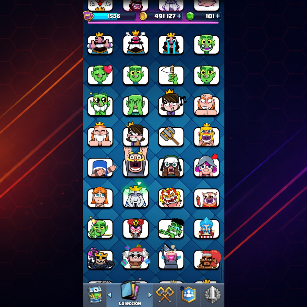 CUENTA CLASH ROYALE - 9,000 COPAS - NIVEL 15 DE TORRE DEL REY