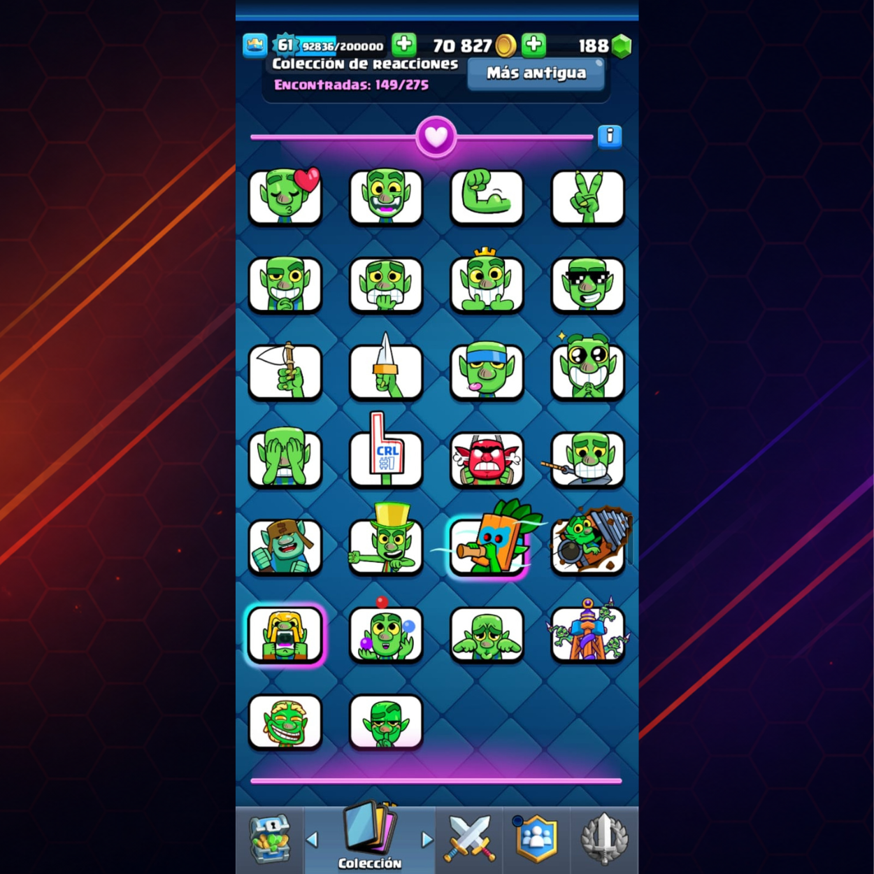 CUENTA CLASH ROYALE – 12,000 COPAS + PRIMER PASE ROYALE