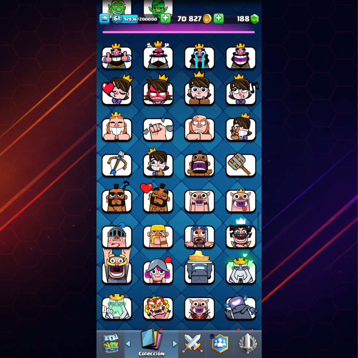 CUENTA CLASH ROYALE – 12,000 COPAS + PRIMER PASE ROYALE