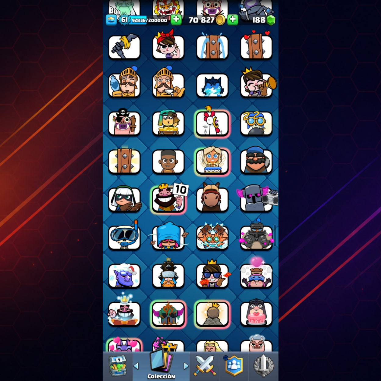 CUENTA CLASH ROYALE – 12,000 COPAS + PRIMER PASE ROYALE