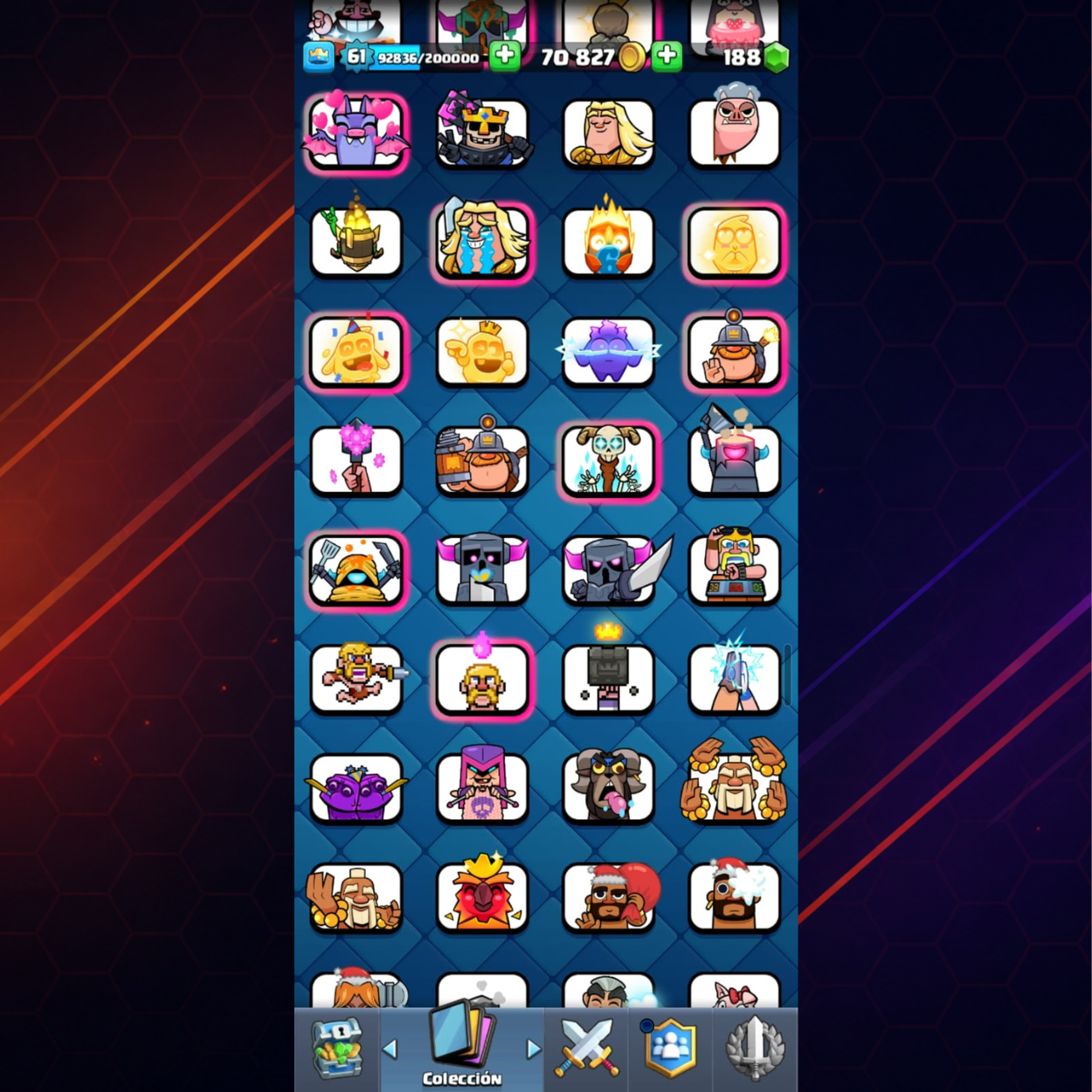 CUENTA CLASH ROYALE – 12,000 COPAS + PRIMER PASE ROYALE