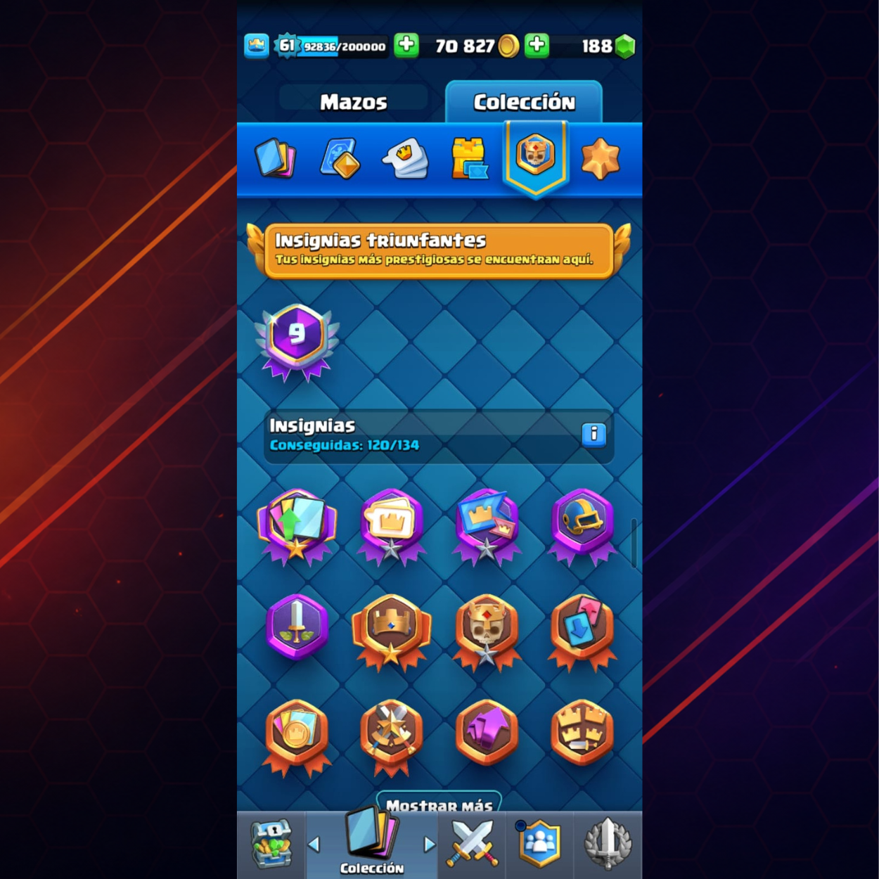 CUENTA CLASH ROYALE – 12,000 COPAS + PRIMER PASE ROYALE