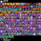 185 SKINS TRAVIS SCOTT + GOLD MIDAS + HACHA DE KRATOS