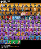 95 SKINS COMBO TWITCH PRIME + GALAXY + TOMA LA L + STW OG