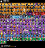 170 SKINS THE REAPER + TRAVIS SCOTT + TOMA LA L + STW OG