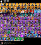 127 SKINS THE REAPER + TOMA LA L + GALAXY + JELTY + STW OG
