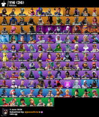 116 SKINS THE REAPER + IKONIK + TOMA LA L + PALITO DE PEZ