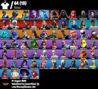 64 SKINS CLOUD STRIKER + GOLD MIDAS + RAGE