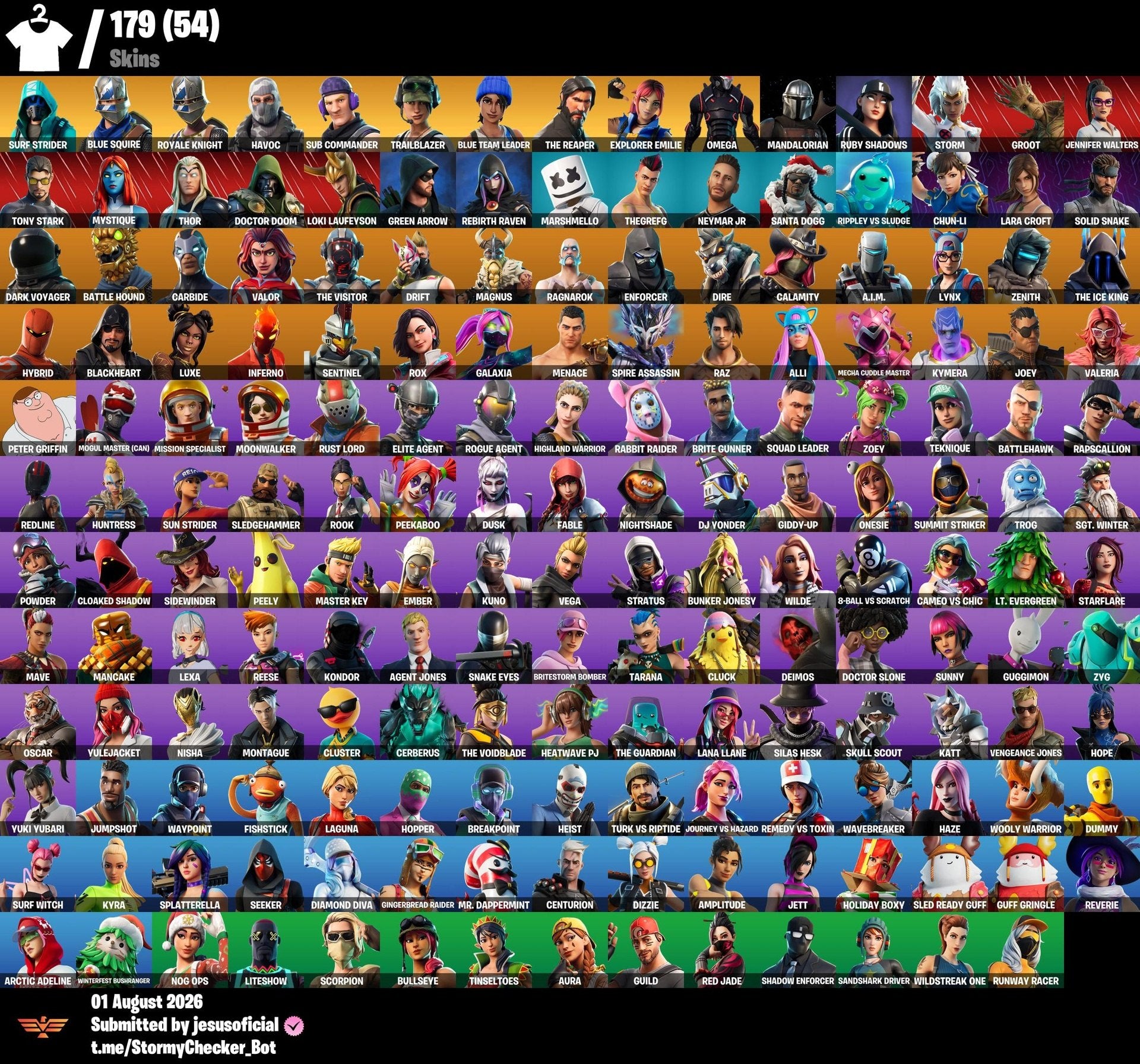 179 SKINS THE REAPER + TOMA LA L + RISA DE BURRO + HACHA DE KRATOS