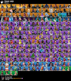 244 SKINS BLUE SQUIRES + TOMA LA L + RISA DE BURRO