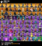 90 SKINS BLACK KNIGHT + TOMA LA L + STW OG