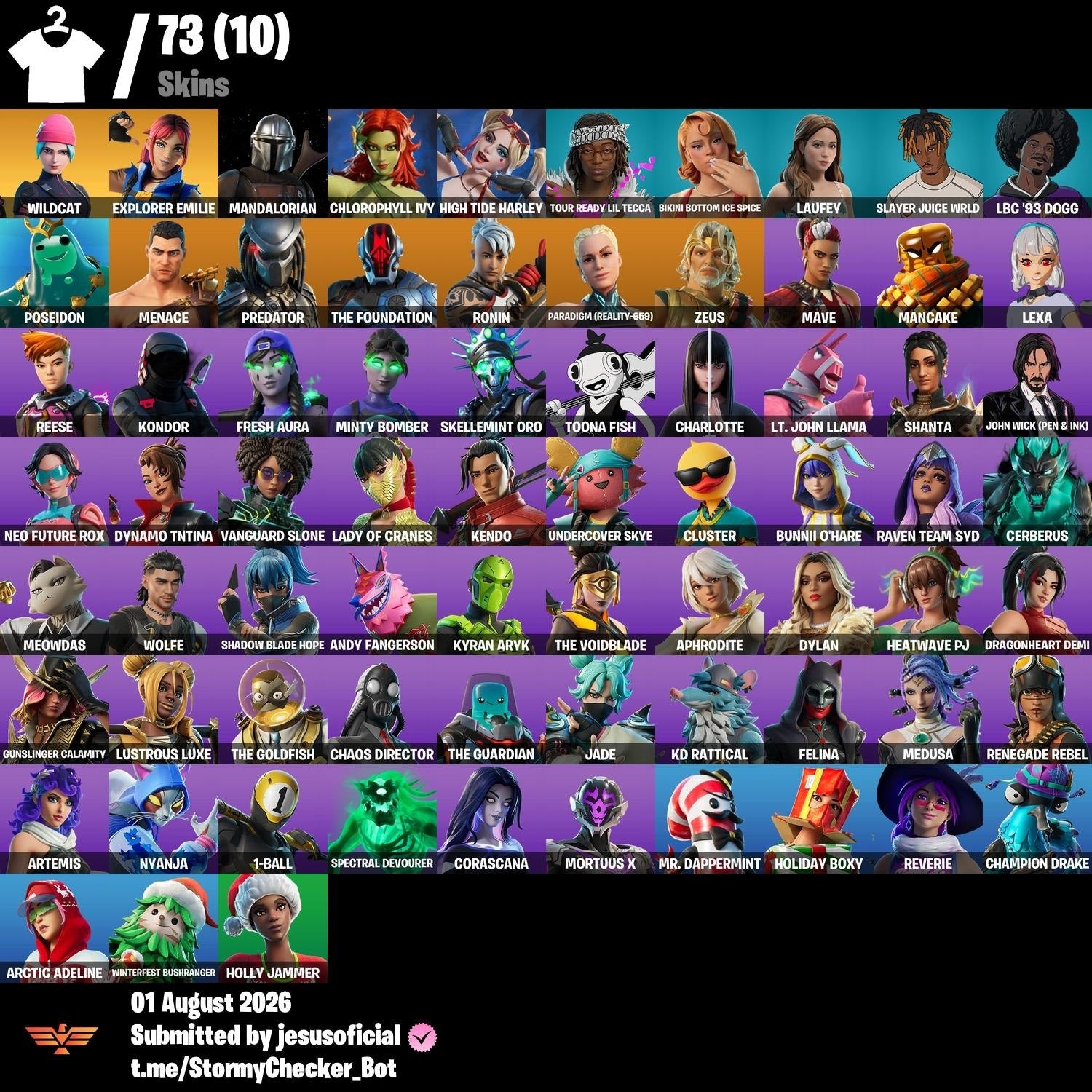 73 SKINS WILDCAT
