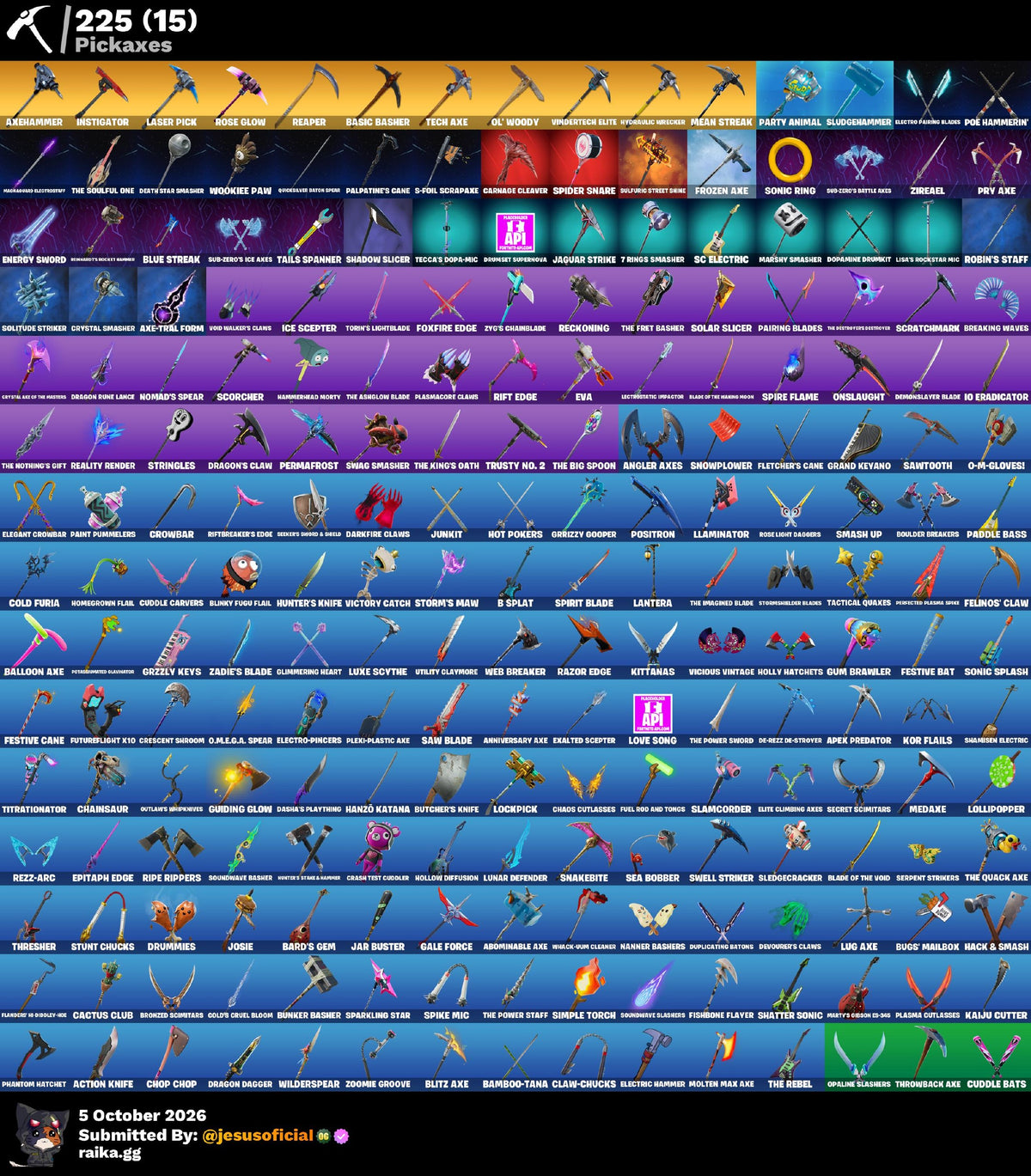 221 SKINS THE REAPER + TOMA LA L + STW OG