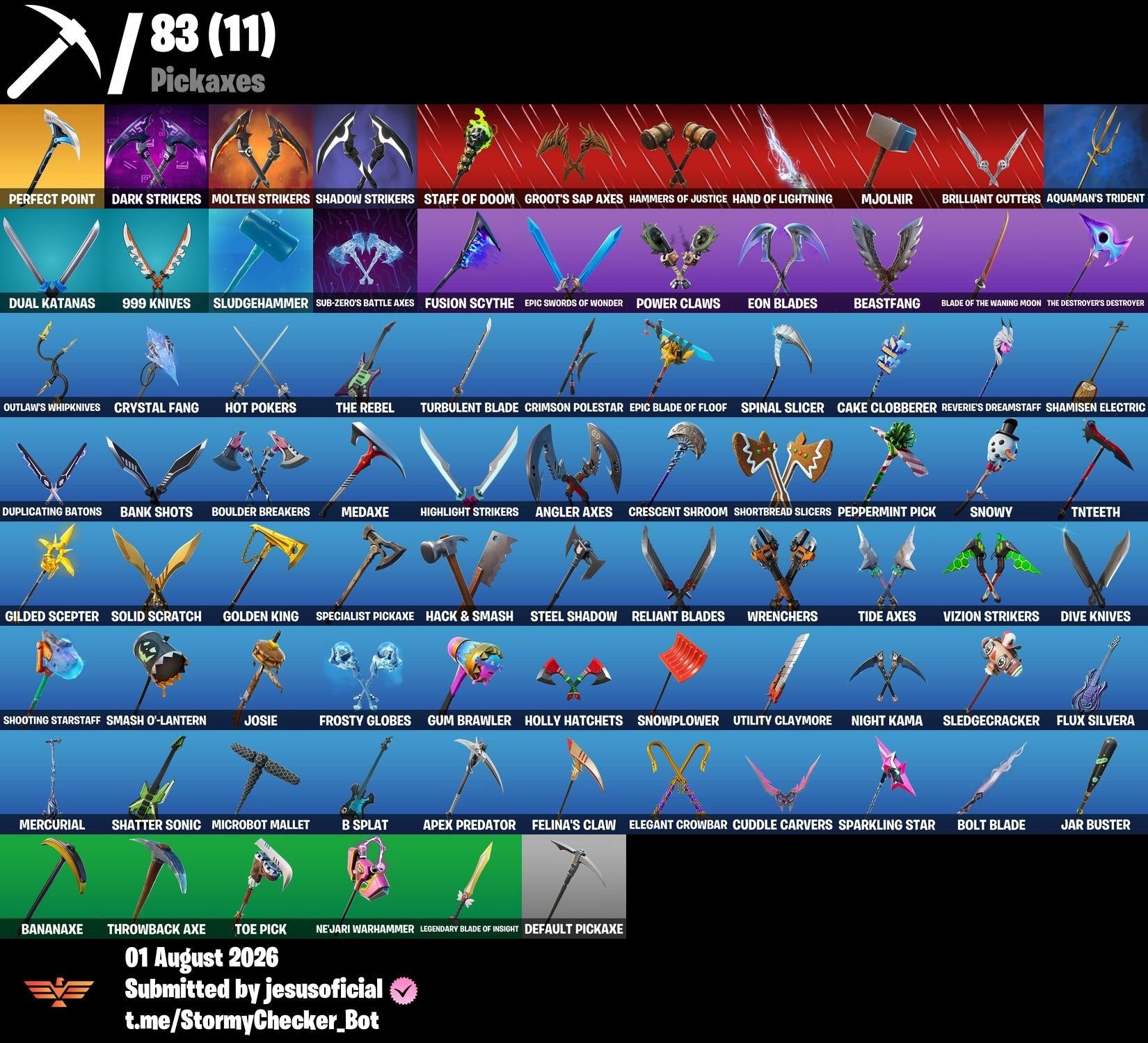 64 SKINS CLOUD STRIKER + GOLD MIDAS + RAGE