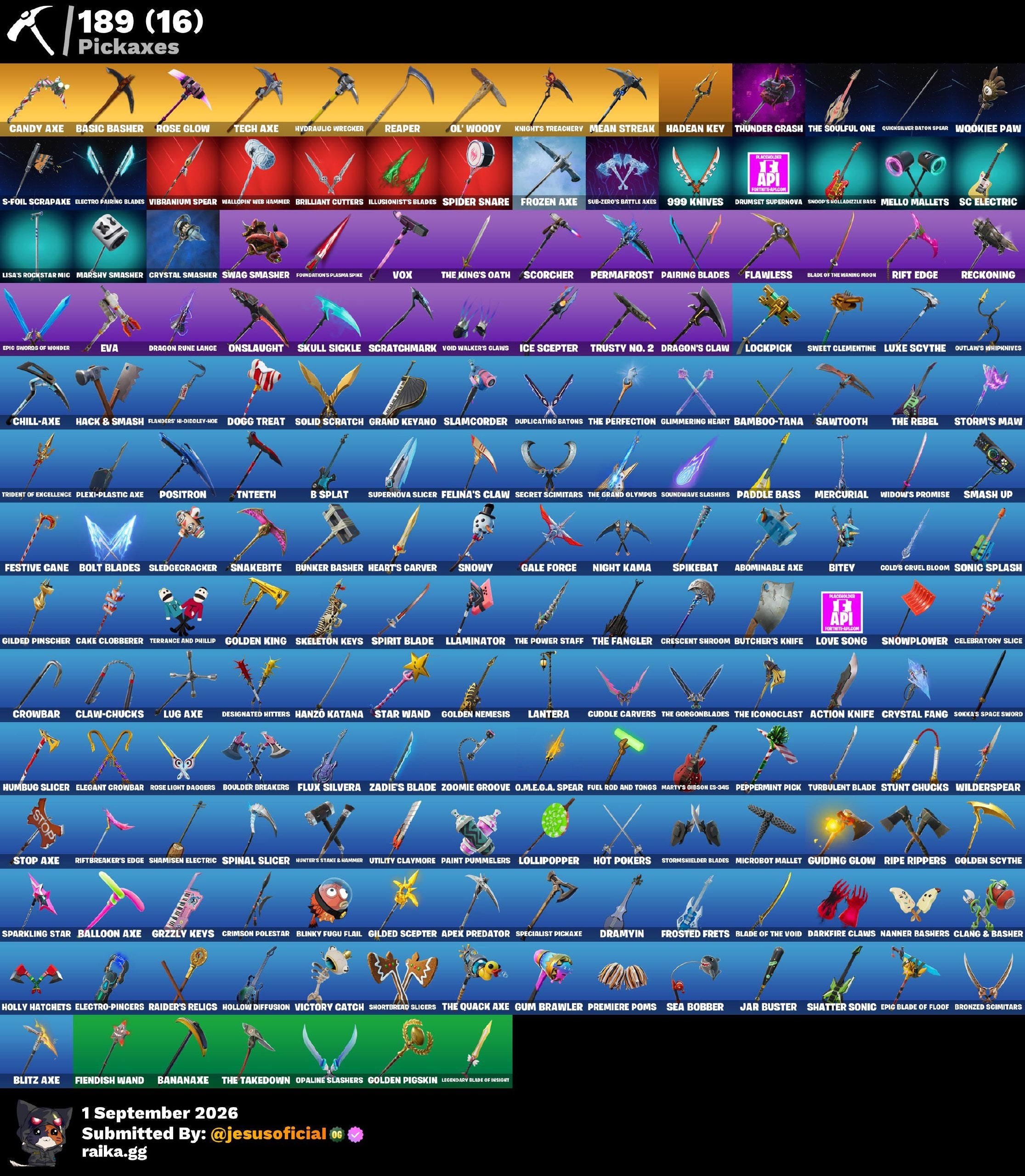 170 SKINS THE REAPER + TRAVIS SCOTT + TOMA LA L + STW OG