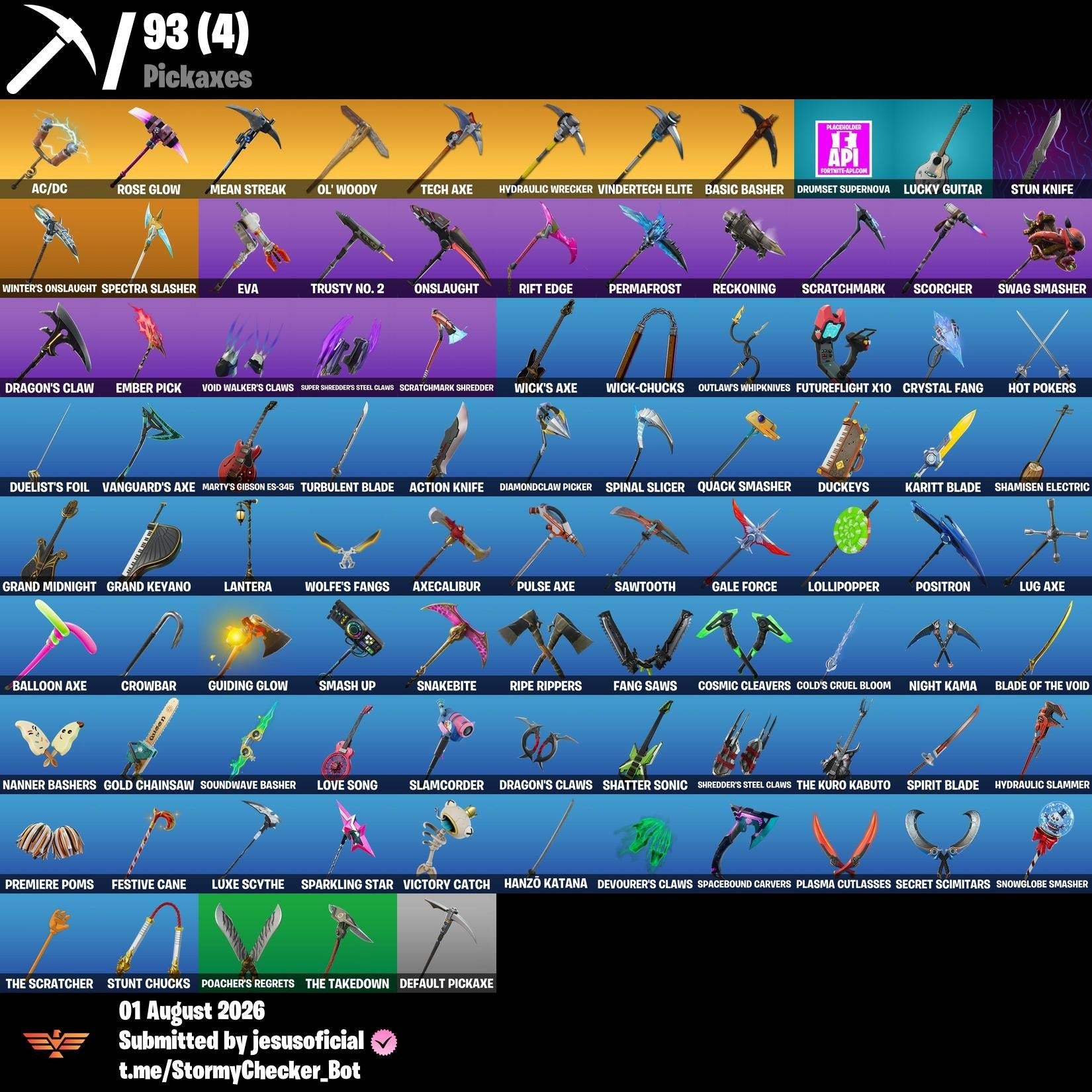 86 SKINS BLACK KNIGHT + TOMA LA L + STW OG