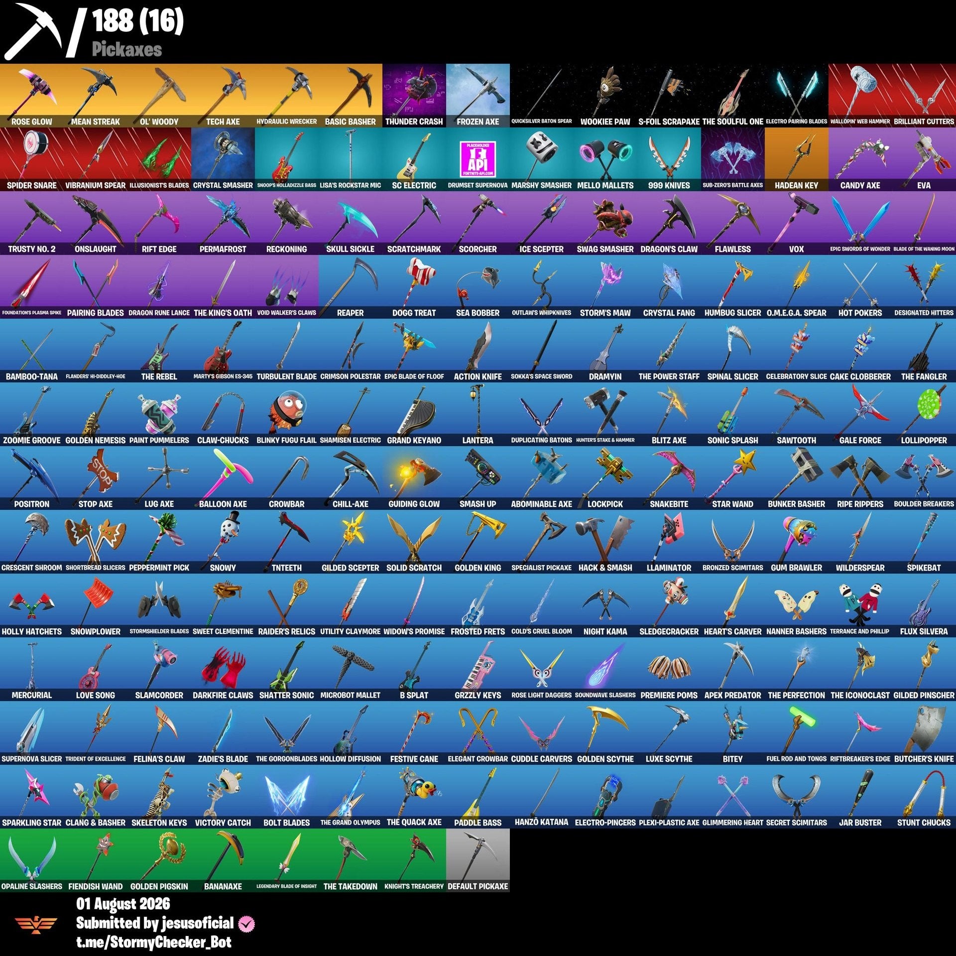 170 SKINS THE REAPER + TRAVIS SCOTT + TOMA LA L + STW OG