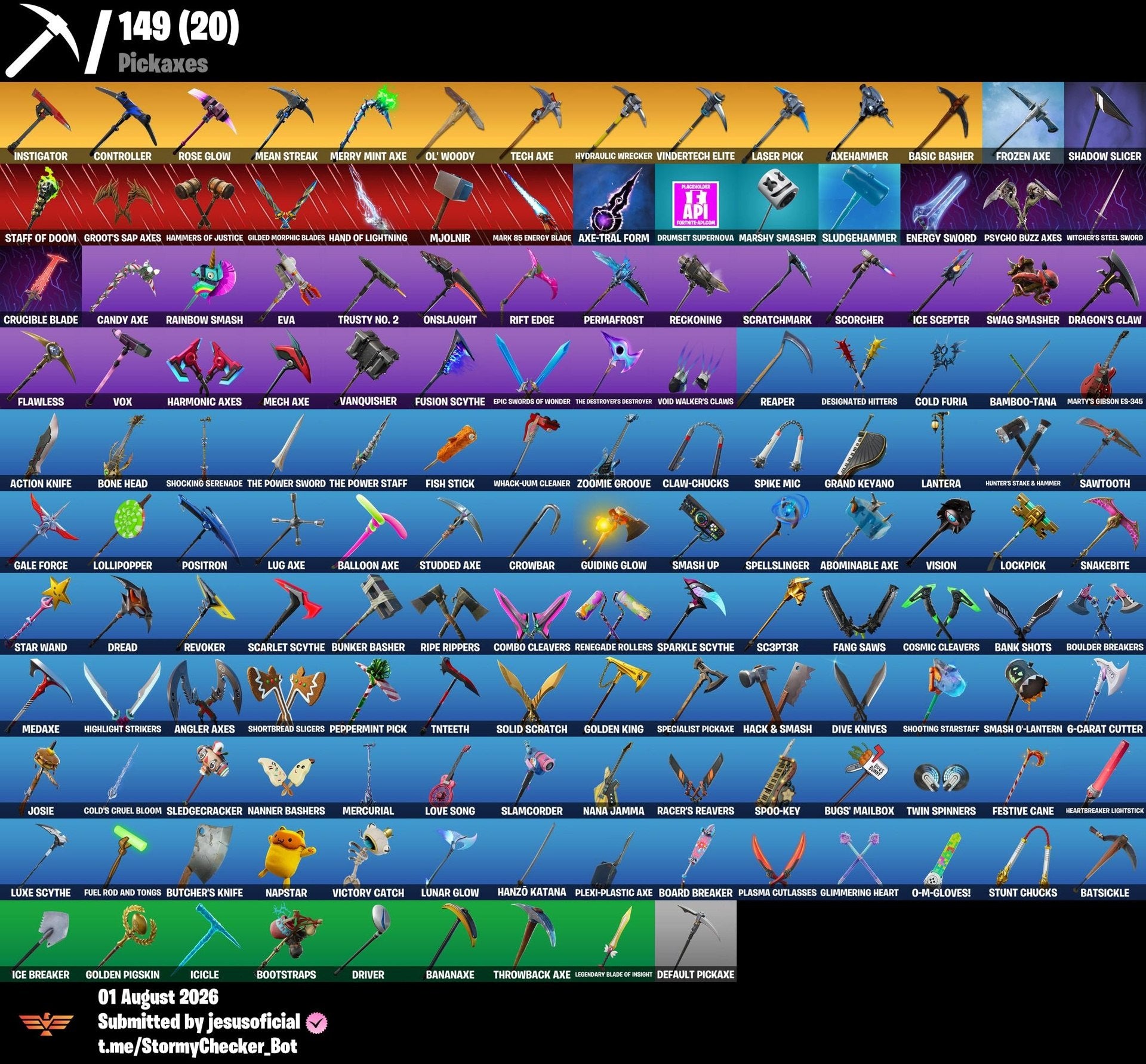 200 SKINS THE REAPER + PICO MINTY + TOMA LA L + STW OG