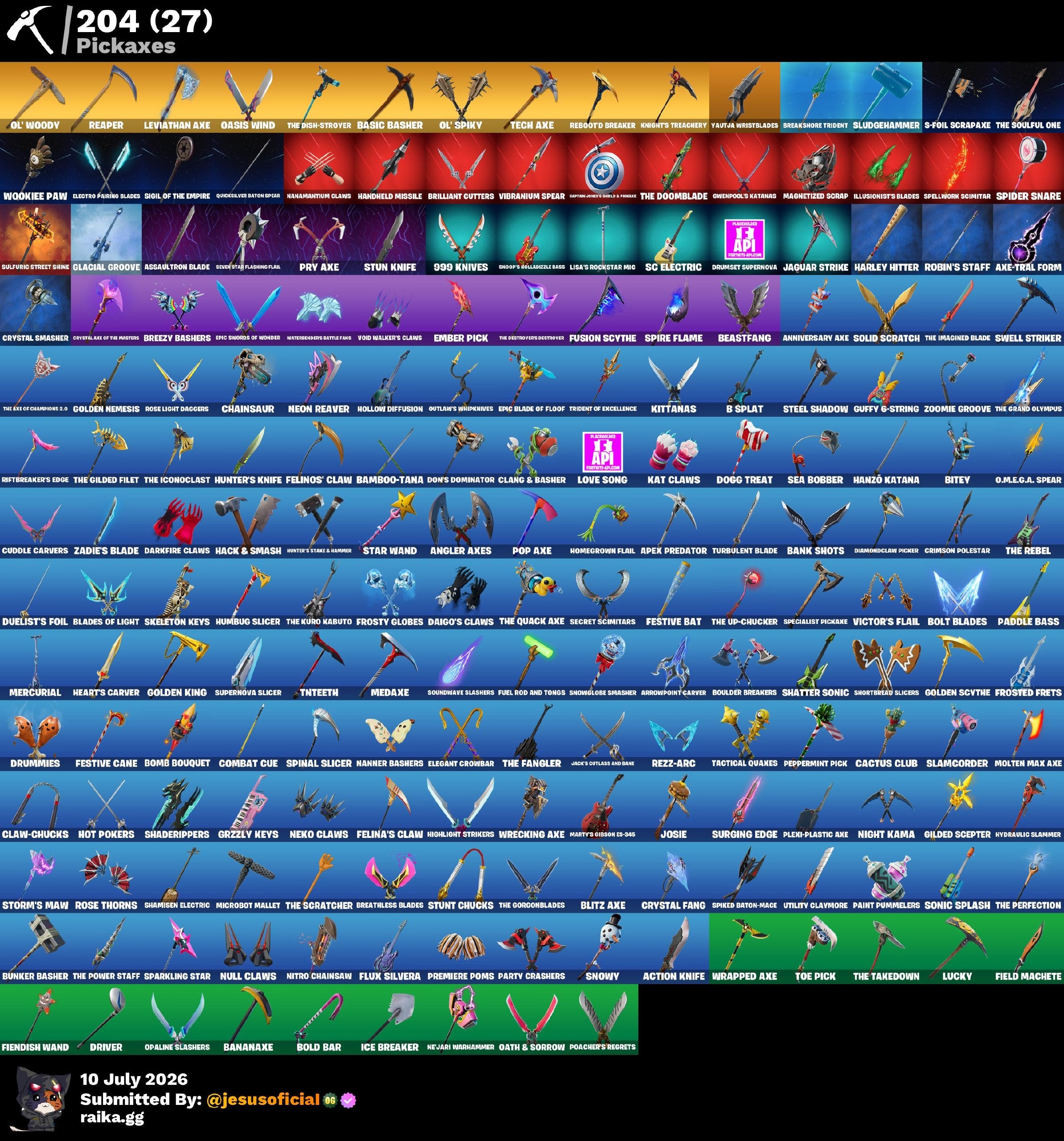 134 SKINS TRAVIS SCOTT + LARA CROFT + HACHA DE KRATOS