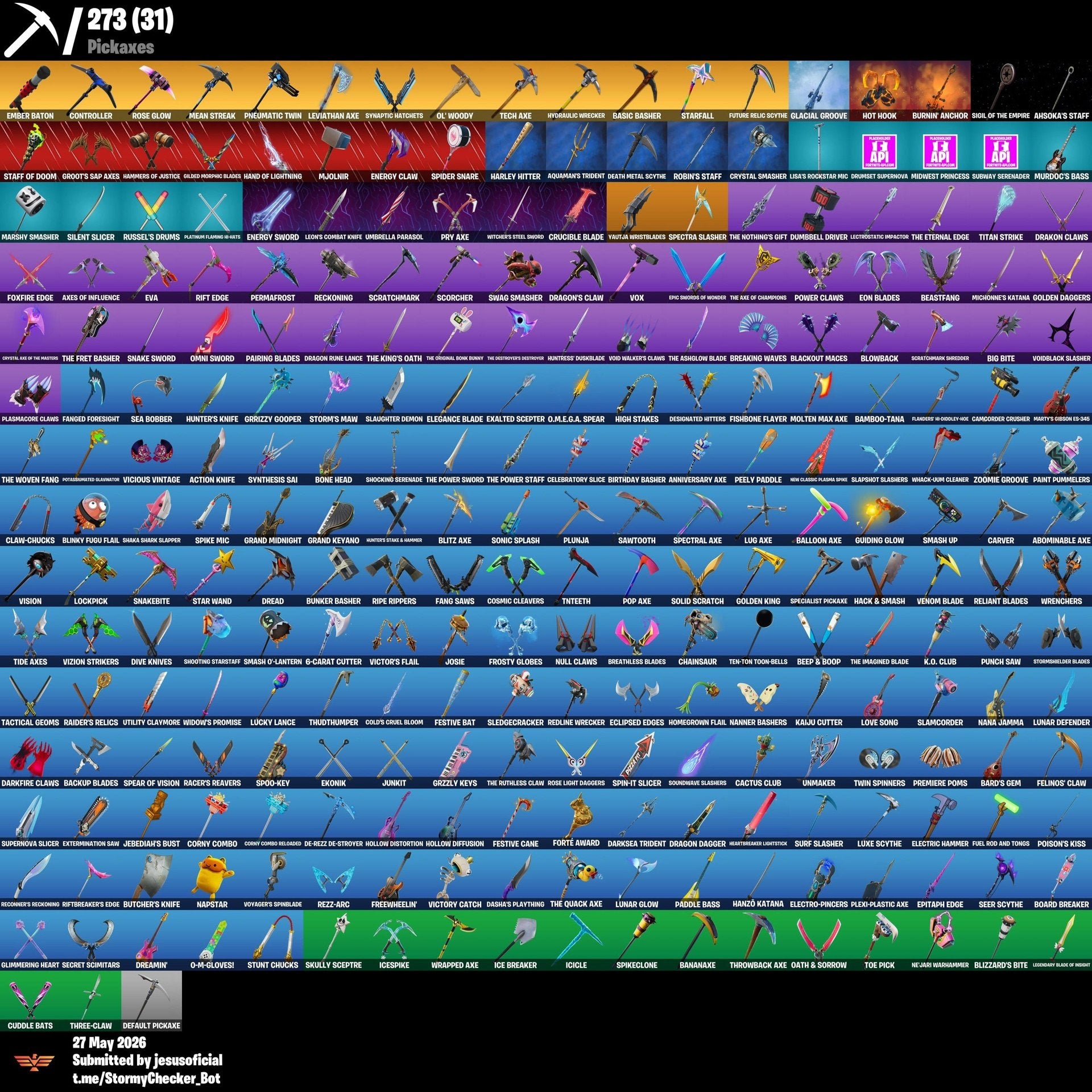 272 SKINS GOLD KRATOS + HACHA DE KRATOS + TOMA LA L + STW OG: