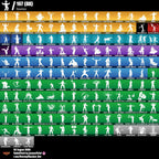 185 SKINS TRAVIS SCOTT + GOLD MIDAS + HACHA DE KRATOS