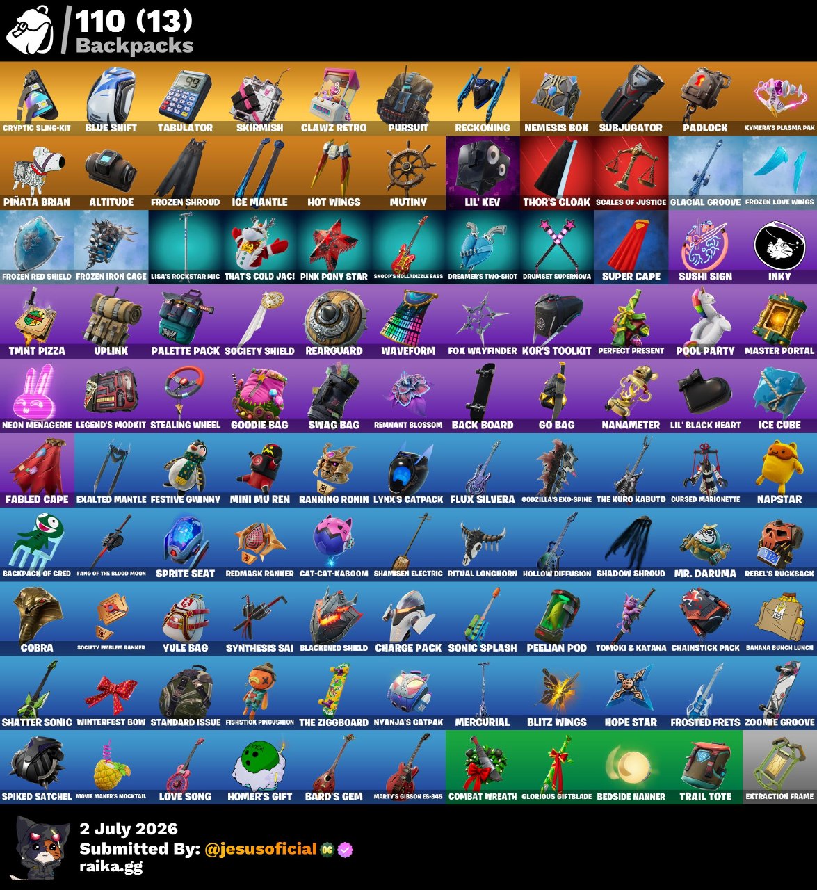 56 SKINS FIXER + JUSTICIA NARANJA + STW OG