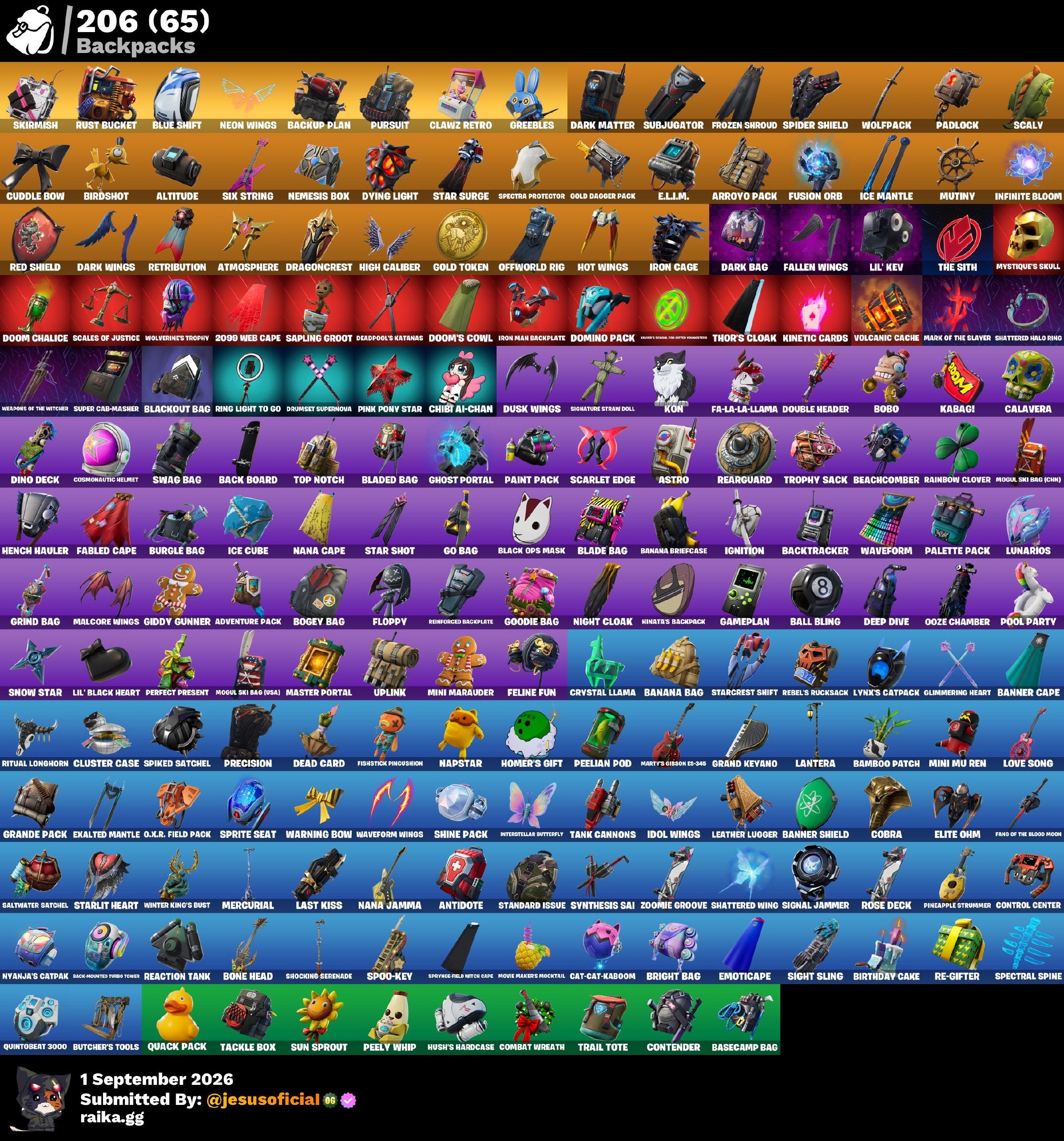 200 SKINS THE REAPER + PICO MINTY + TOMA LA L + STW OG