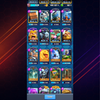 CUENTA CLASH ROYALE - 9,000 COPAS - NIVEL 15 DE TORRE DEL REY