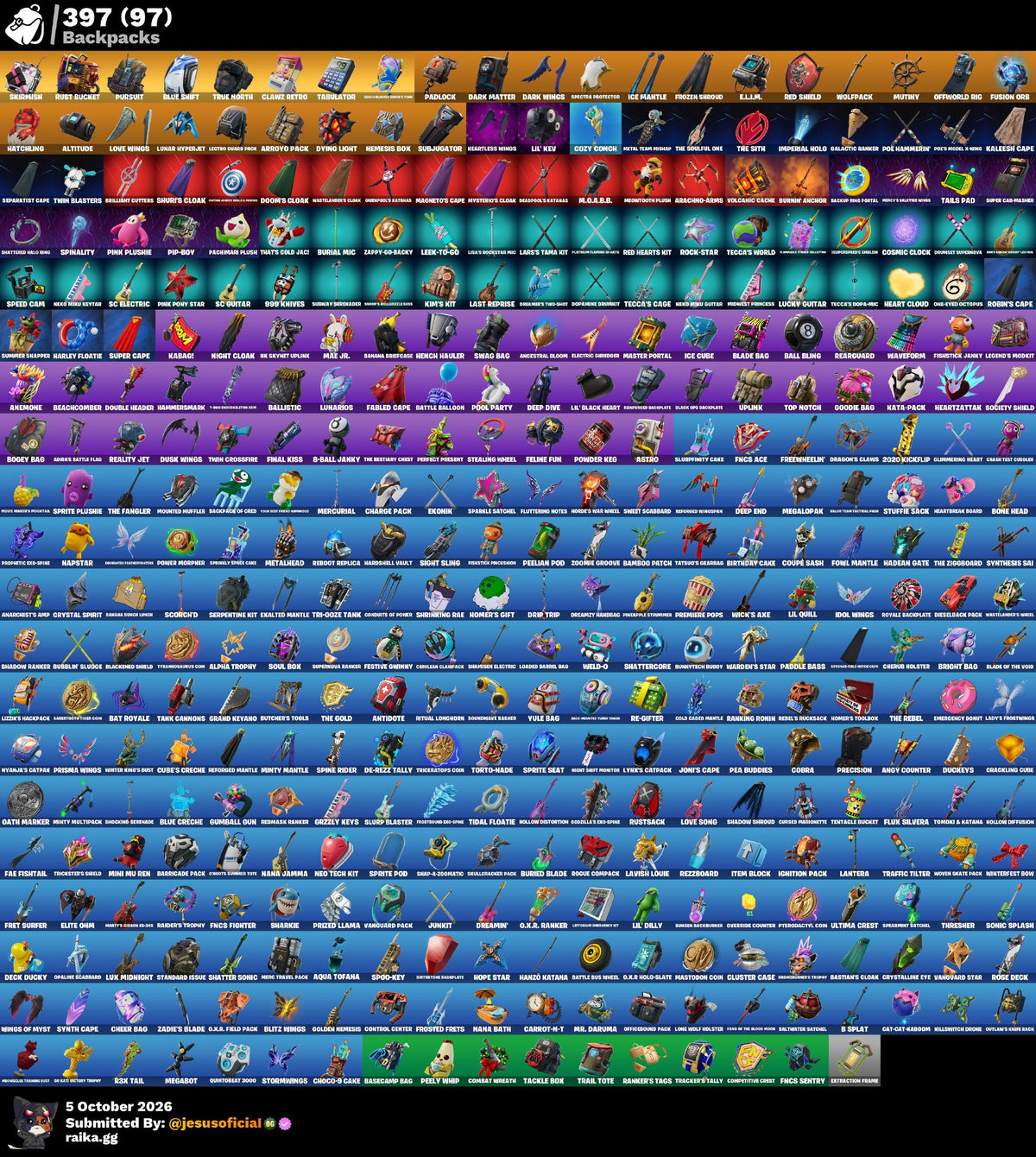 314 SKINS THE REAPER + TOMA LA L + JELTY + STW OG