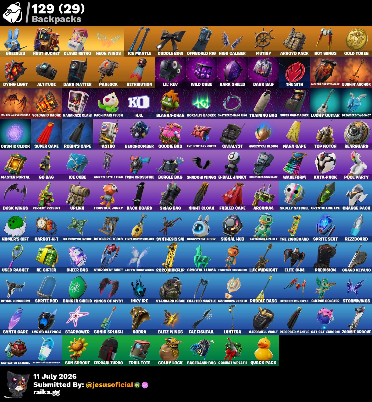 128 SKINS THE REAPER + IKONIK + TOMA LA L + PALITO DE PEZ