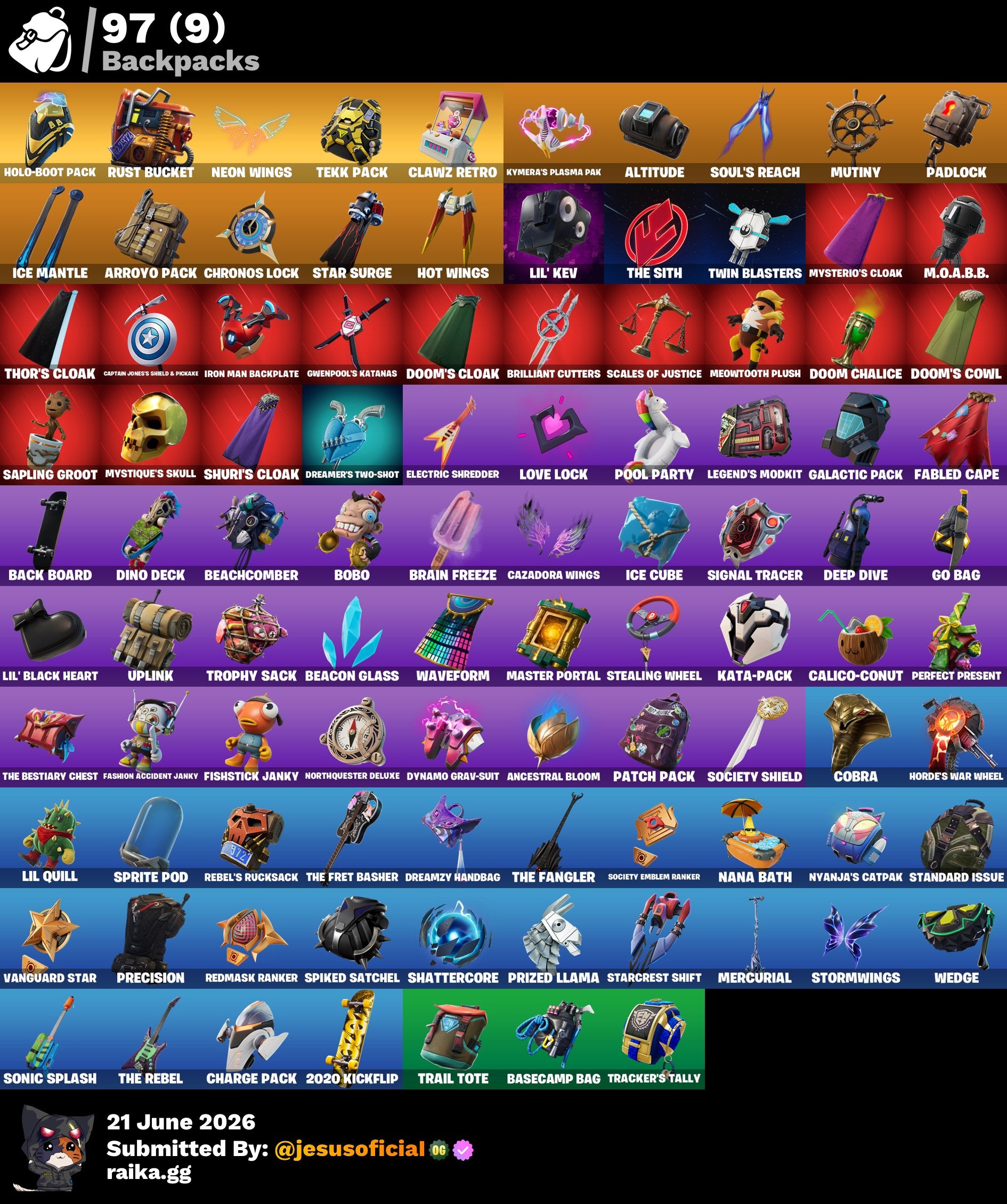 62 SKINS PASE MARVEL + JUSTICIA NARANJA
