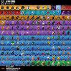 115 SKINS THE REAPER + JELTY + TOMA LA L + GALAXY + STW OG