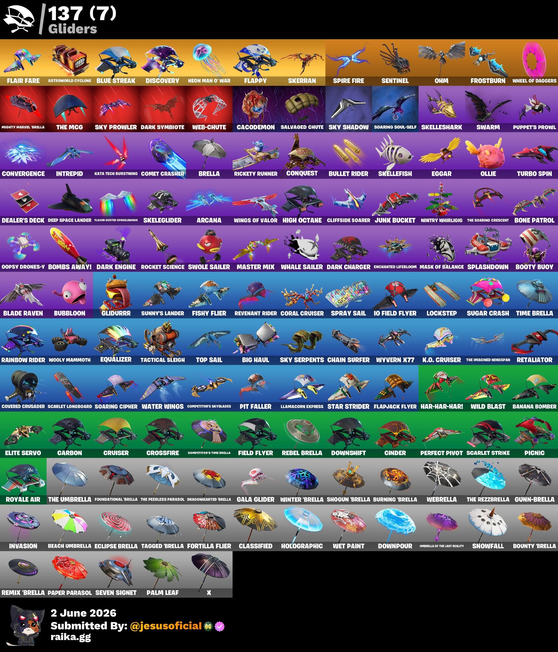 152 SKINS THE REAPER + GALAXY + TOMA LA L + JELTY