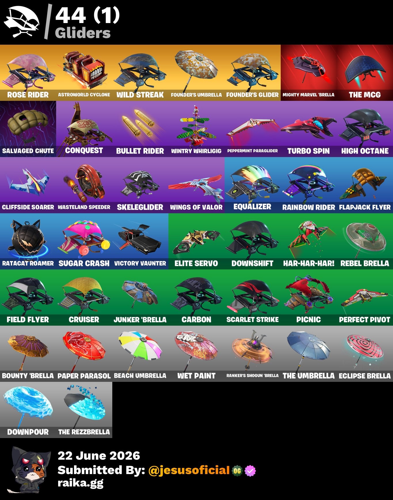 41 SKINS THE REAPER + TAKE THE L + FRESH + STW OG