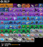 116 SKINS THE REAPER + IKONIK + TOMA LA L + PALITO DE PEZ