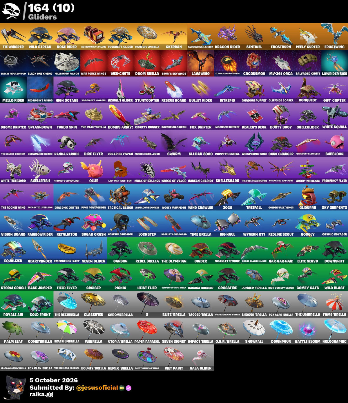 170 SKINS THE REAPER + TRAVIS SCOTT + TOMA LA L + STW OG