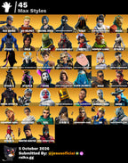 183 SKINS THE REAPER + TOMA LA L + RISA DE BURRO + HACHA DE KRATOS