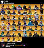 200 SKINS BLACK KNIGHT + IKONIK + HONOR GUARD + LEVIATAN AXE + TAKE THE L
