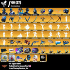 95 SKINS GOLD MIDAS + PASE MARVEL OG + GOLD LARA CROFT