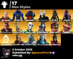 127 SKINS GALAXY + THE REAPER + TOMA LA L + JELTY + STW OG
