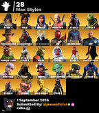 170 SKINS THE REAPER + TRAVIS SCOTT + TOMA LA L + STW OG