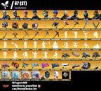 275 SKINS TAKE THE L + BLUE SQUIRES + ROYALE KNIGHT + LEVIATHAN AXE + STW OG