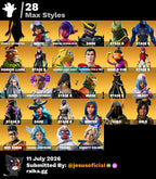 128 SKINS THE REAPER + IKONIK + TOMA LA L + PALITO DE PEZ