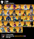 116 SKINS THE REAPER + IKONIK + TOMA LA L + PALITO DE PEZ