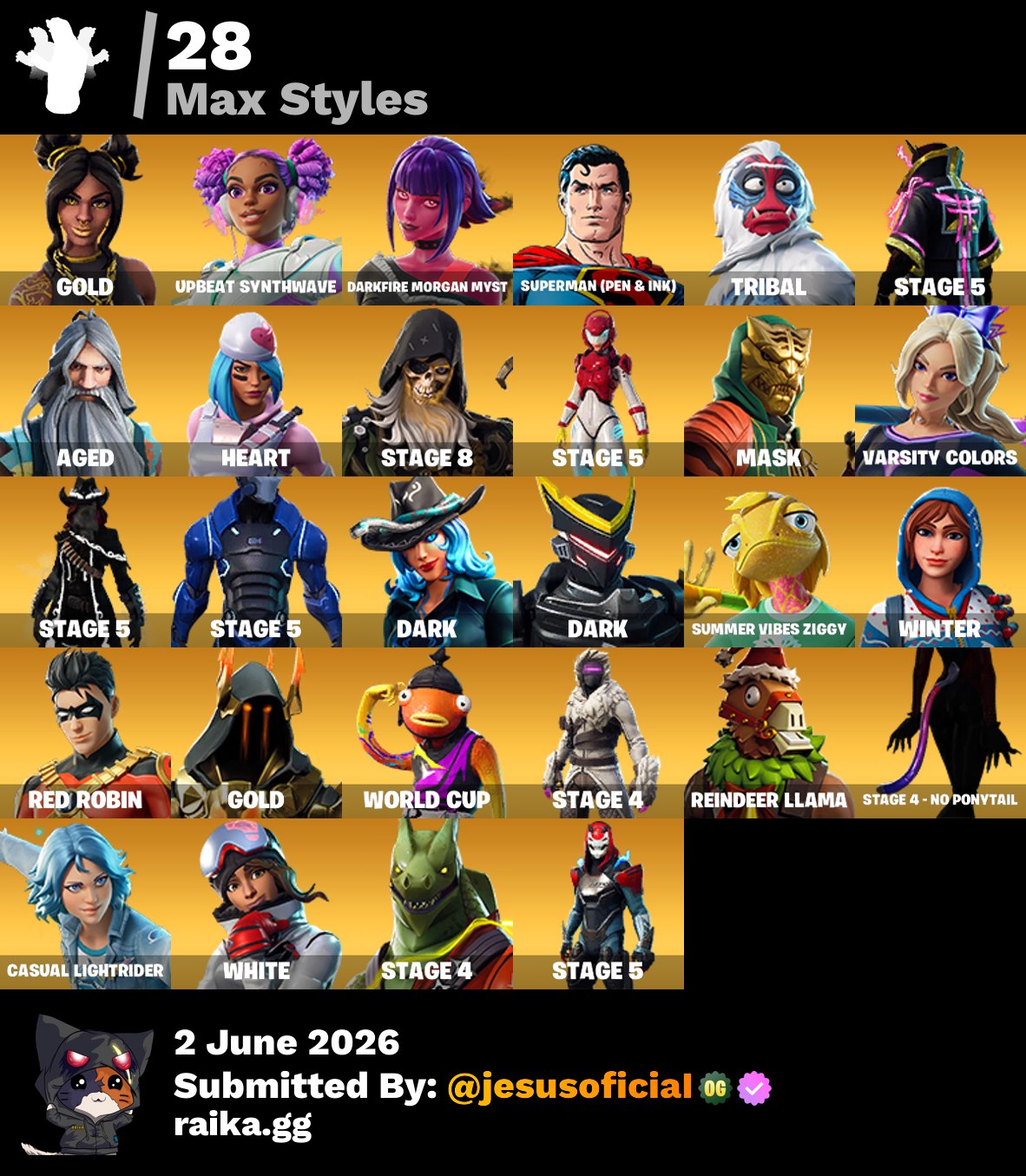 116 SKINS THE REAPER + IKONIK + TOMA LA L + PALITO DE PEZ
