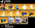 73 SKINS HATSUNE MIKU + ICE SPICE + GODZILLA