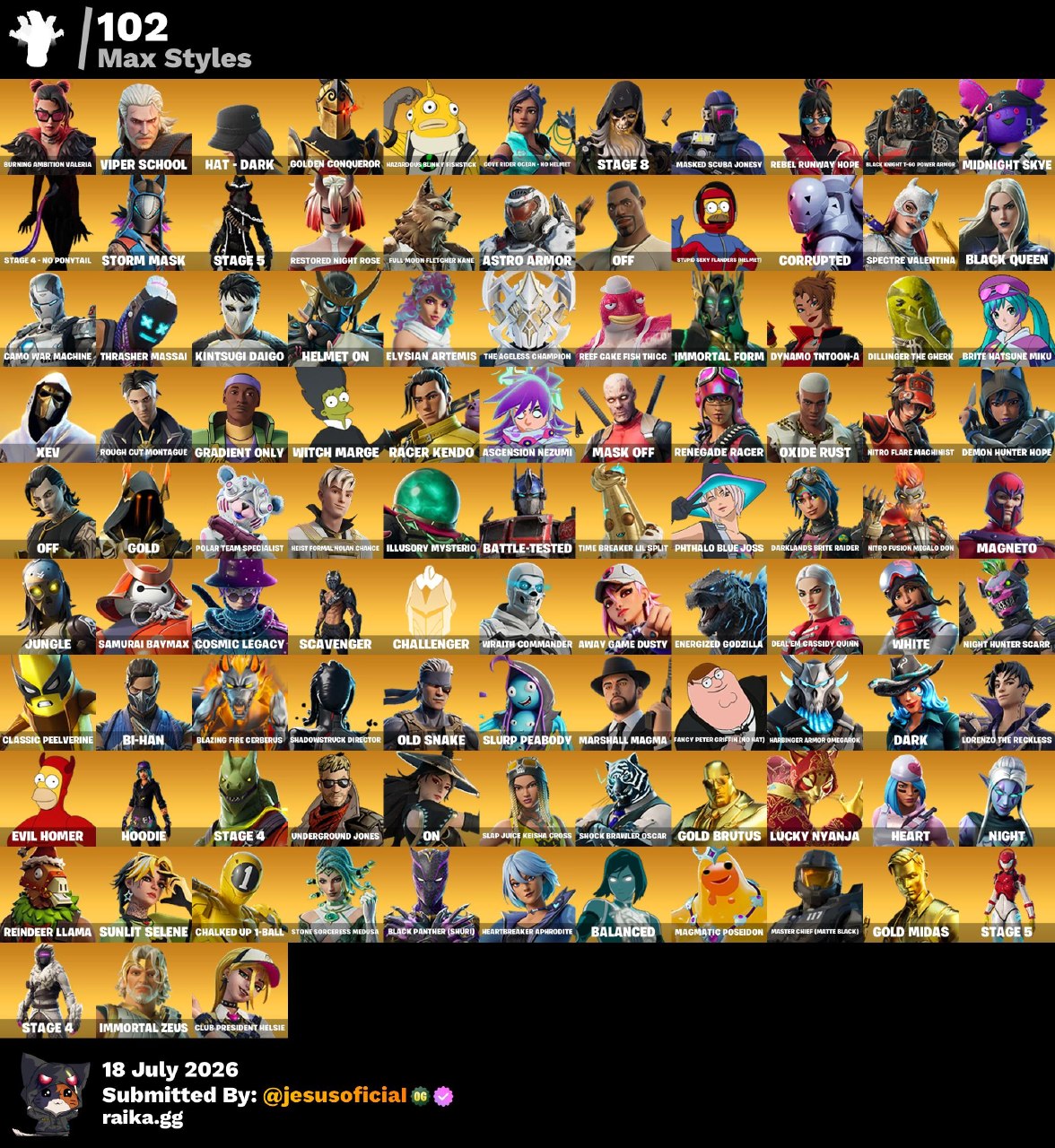 405 SKINS TOMA LA L + IKONIK + PICO MINTY + HACHA DE KRATOS + STW OG