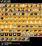 127 SKINS GALAXY + THE REAPER + TOMA LA L + JELTY + STW OG