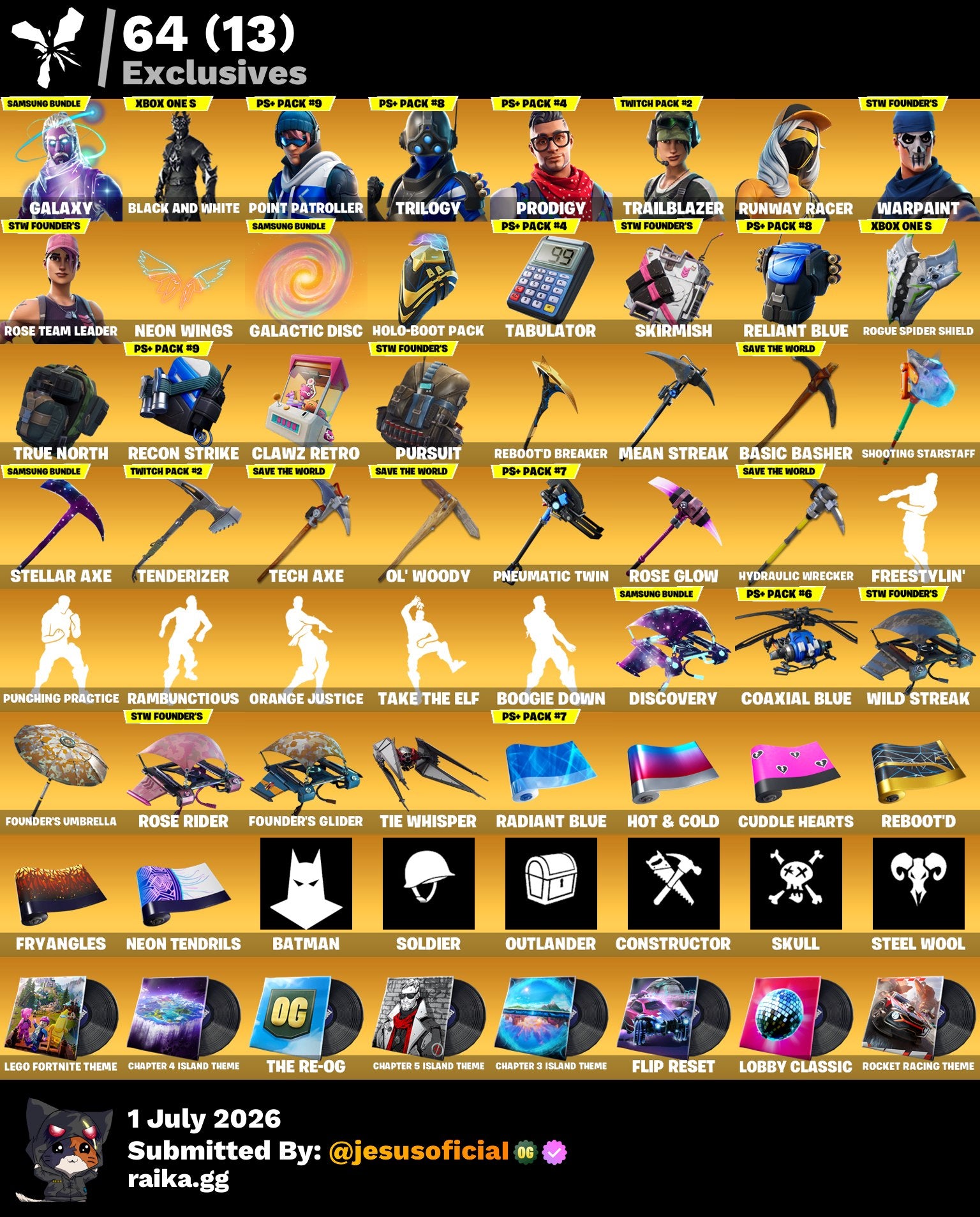 88 SKINS GALAXY + PIONERA + STW OG